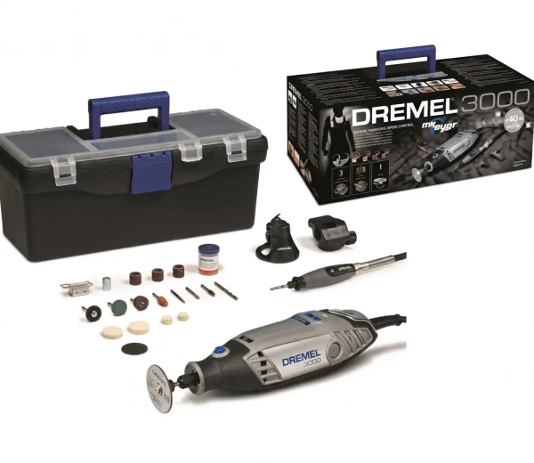 Электроинструмент Dremel 3000-3/55 многофункциональный, держатель,высокоскоростная насадка,